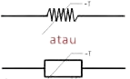 simbol thermistor